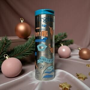 Starbucks 2023 VIRGINIA Been There Series 16oz Stainless Steel Slim Tumbler EUC